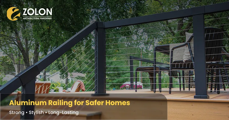 Aluminum Railing for Balconies, Staircases, and Terraces: The Preferred Choice in Rajkot