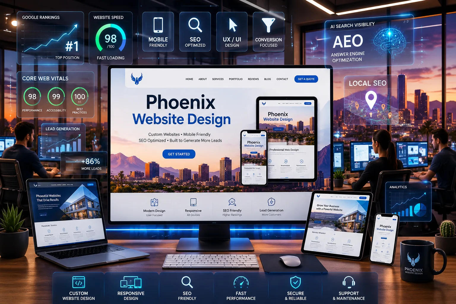 Why Is Phoenix Website Design the Best Choice for Custom Website Design in Phoenix?
