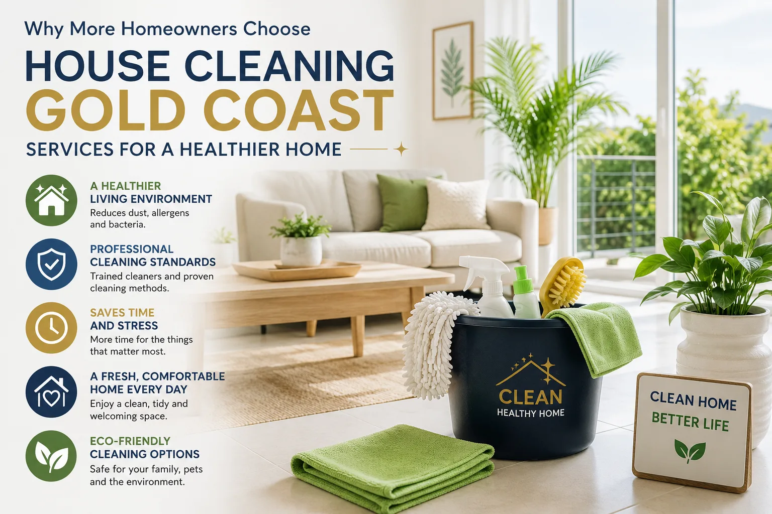 Why More Homeowners Choose House Cleaning Gold Coast Services for a Healthier Home