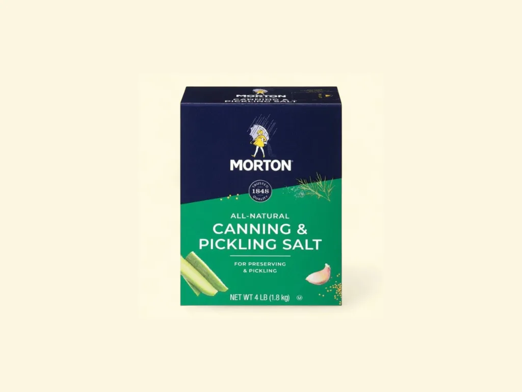 Morton Canning and Pickling Salt 4 Lb Box: A Must-Have for Perfect Homemade Preserves
