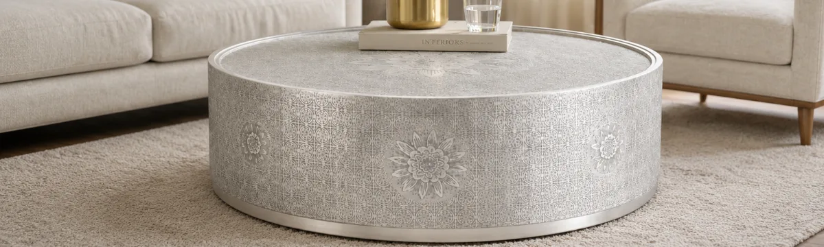 “Silver Coffee Tables: A Modern Luxury Statement”