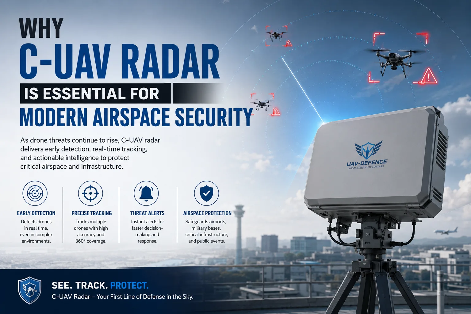 Why C-UAV Radar Is Essential for Modern Airspace Security