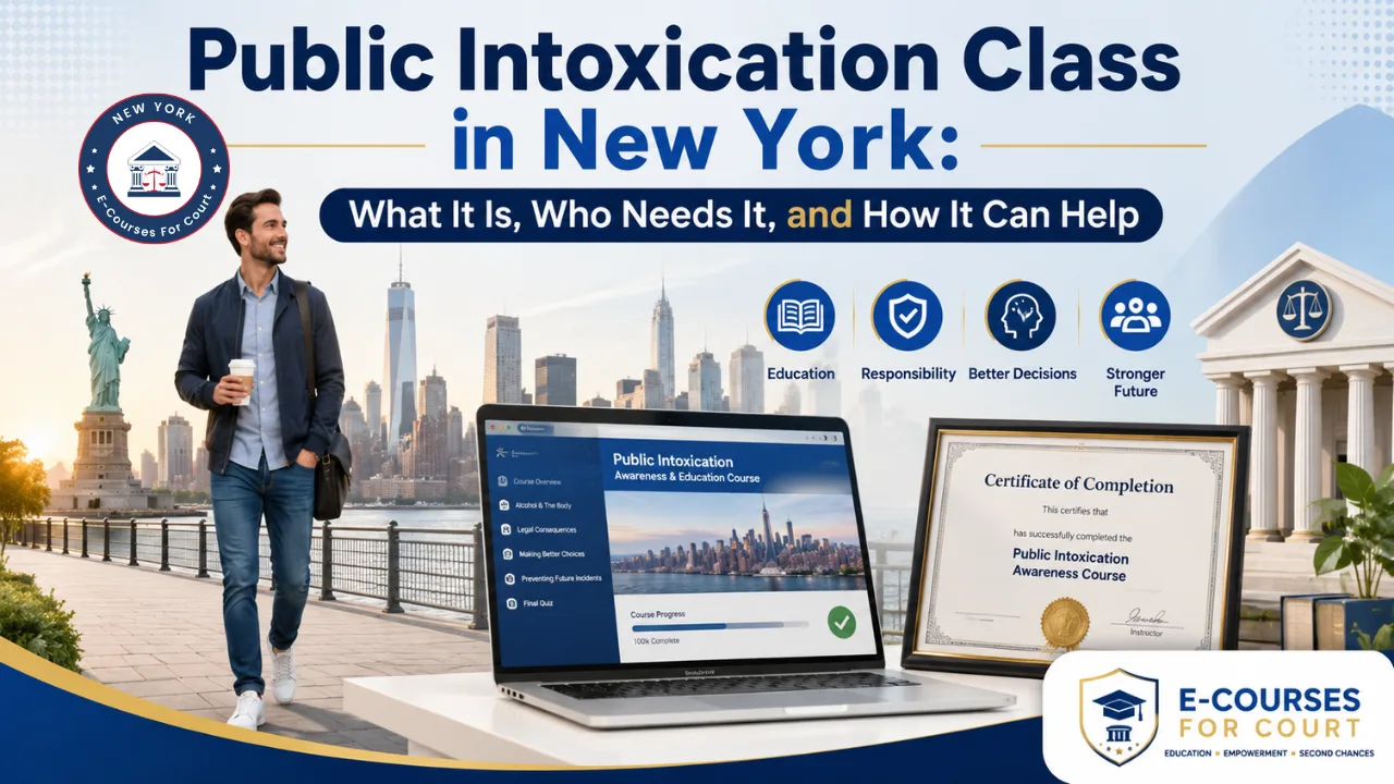 Public Intoxication Class in New York: What It Is, Who Needs It, and How It Can Help