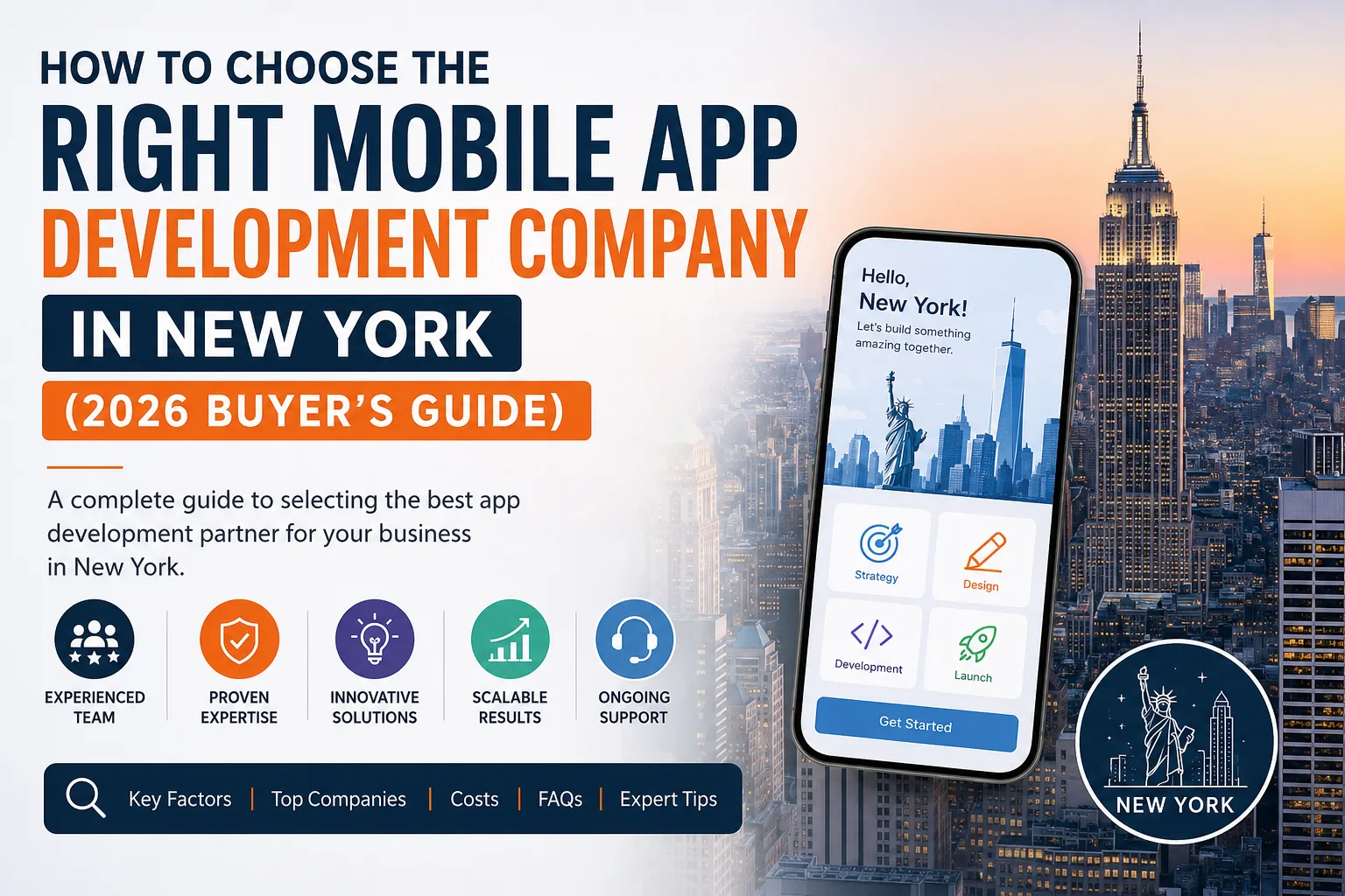 How to Choose the Right Mobile App Development Company in New York (2026 Buyer’s Guide)