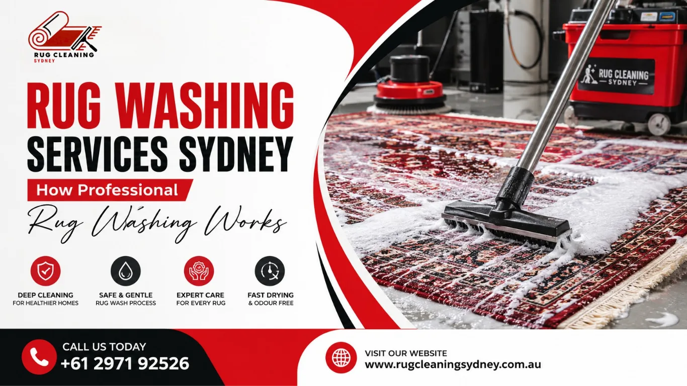 Rug Washing Services Sydney: How Professional Rug Washing Works