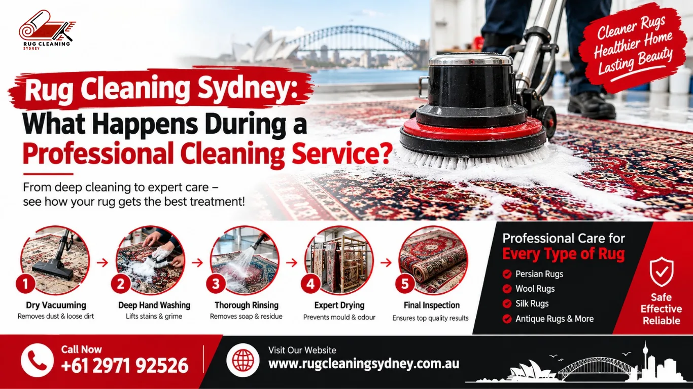 Rug Cleaning Sydney: What Happens During a Professional Cleaning Service?
