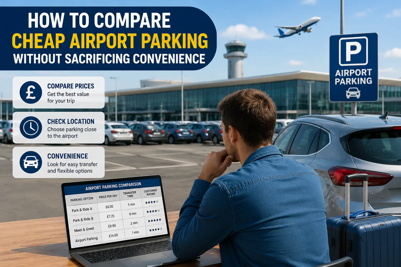 How to Compare Cheap Airport Parking Without Sacrificing Convenience
