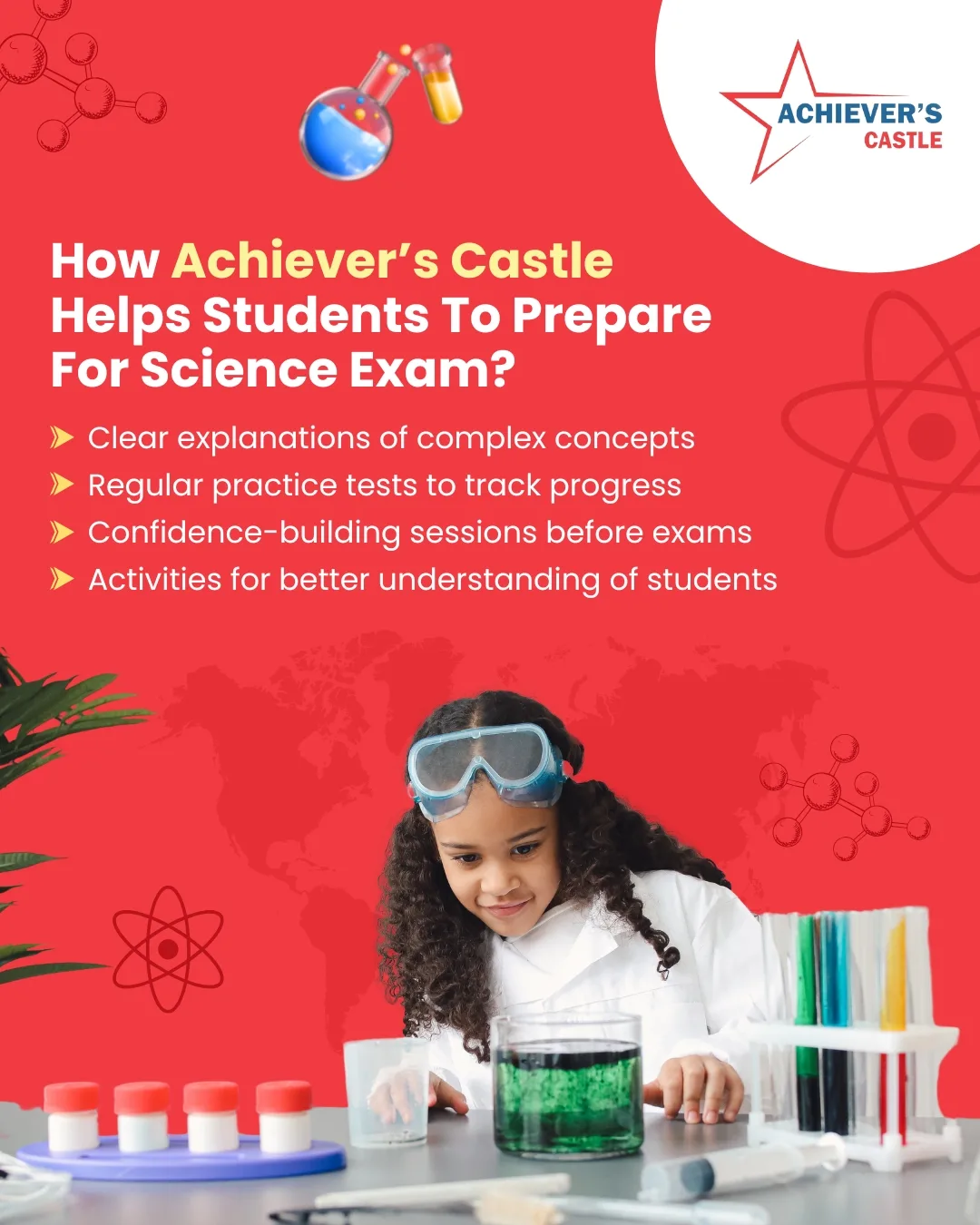 How Achiever’s Castle Helps Students Excel in Science Exams