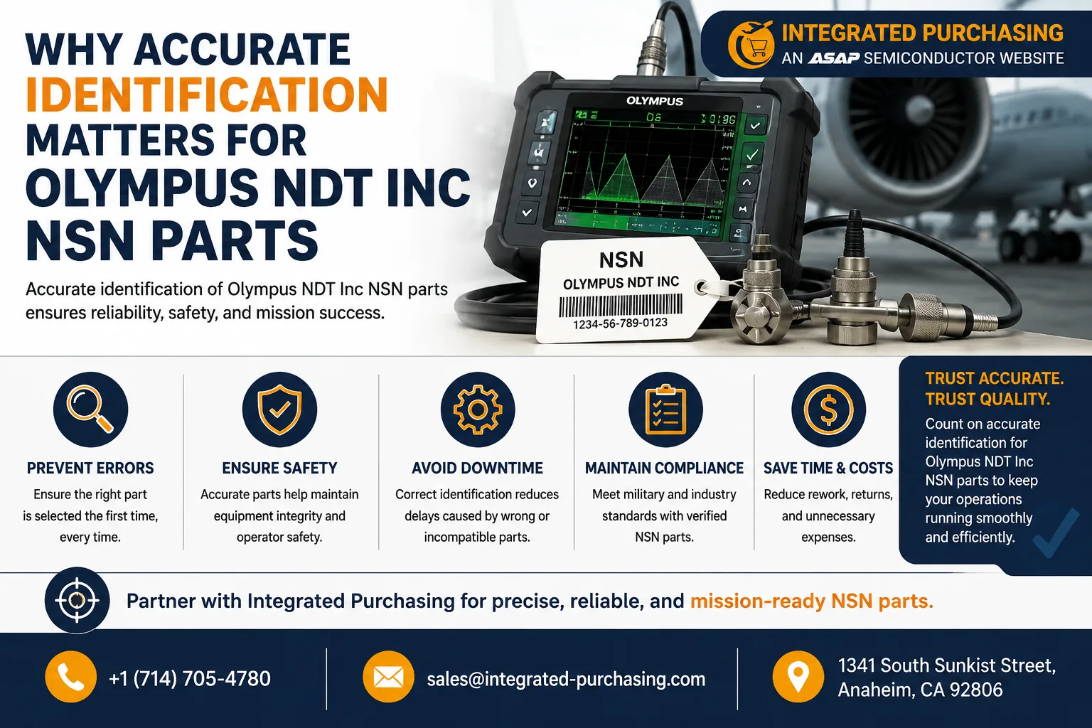 Why Accurate Identification Matters for Olympus NDT Inc NSN Parts
