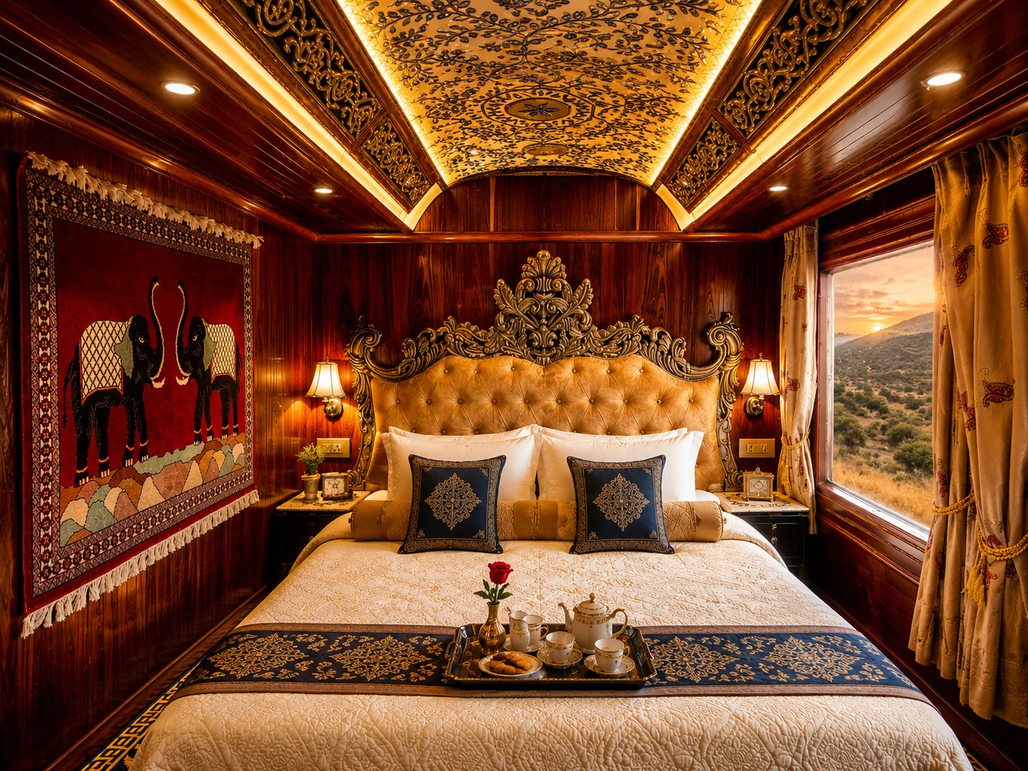 What Is the Dining Experience Like on Palace on Wheels?