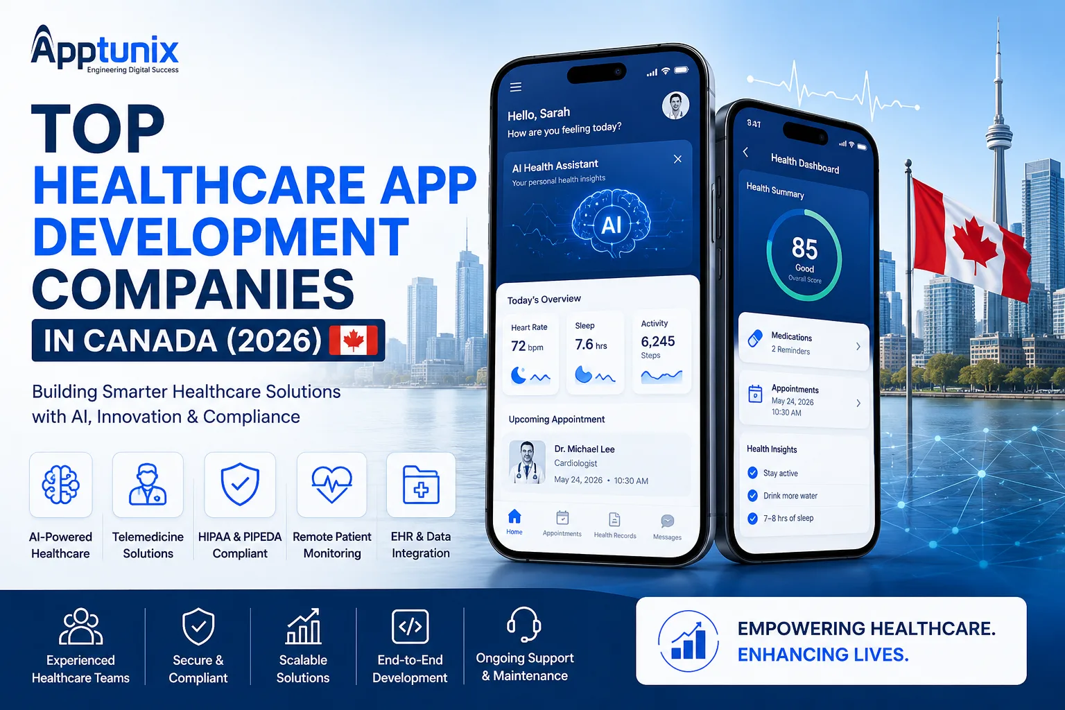 Top Healthcare App Development Companies in Canada (2026)