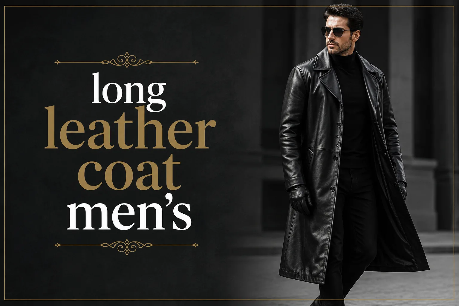 15 Proven Benefits of Long Leather Coat Men's Fashion That Will Surprise Style Enthusiasts