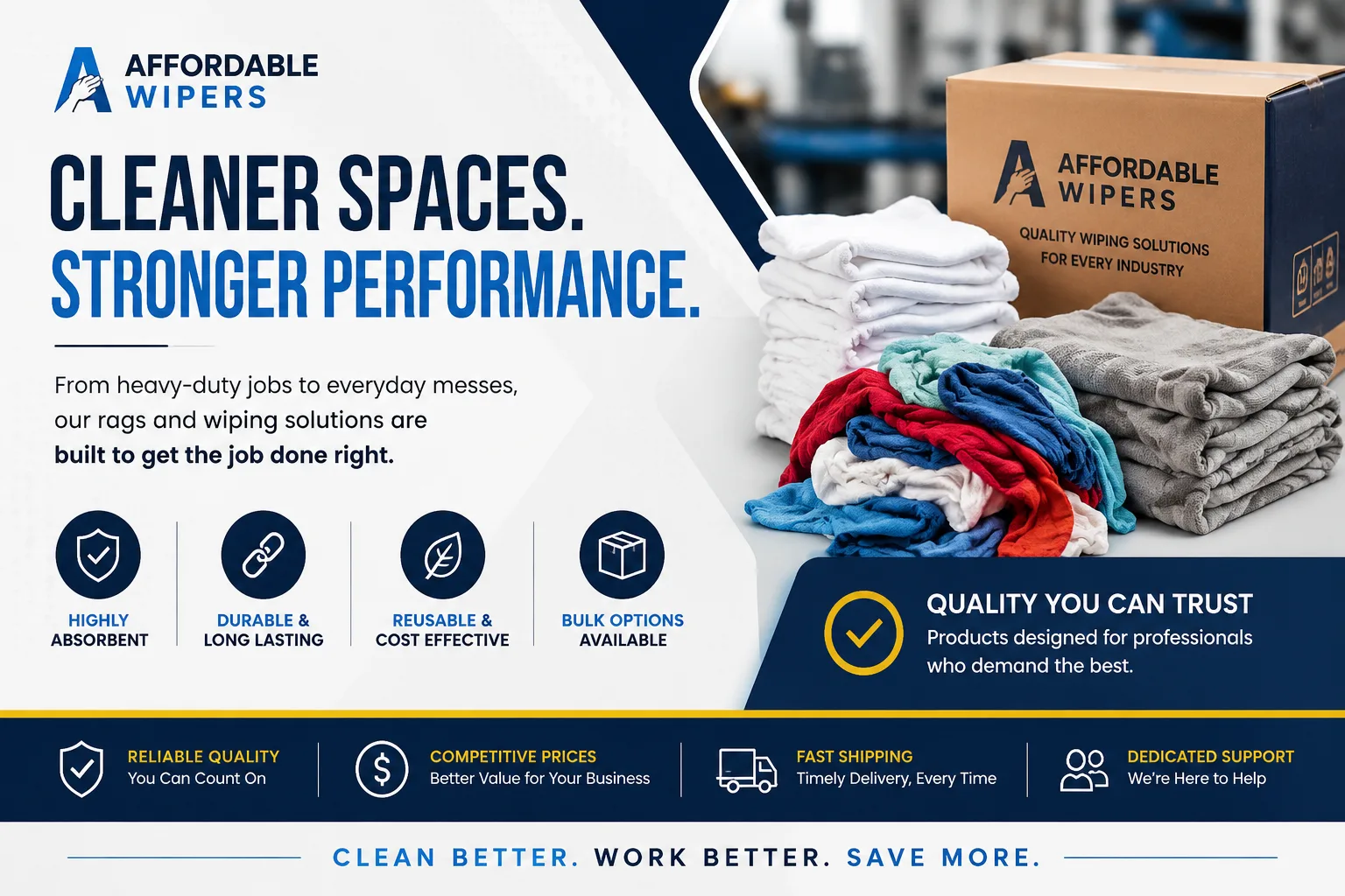 Shop Towels: Reliable Cleaning Solutions for Industrial and Everyday Workspaces