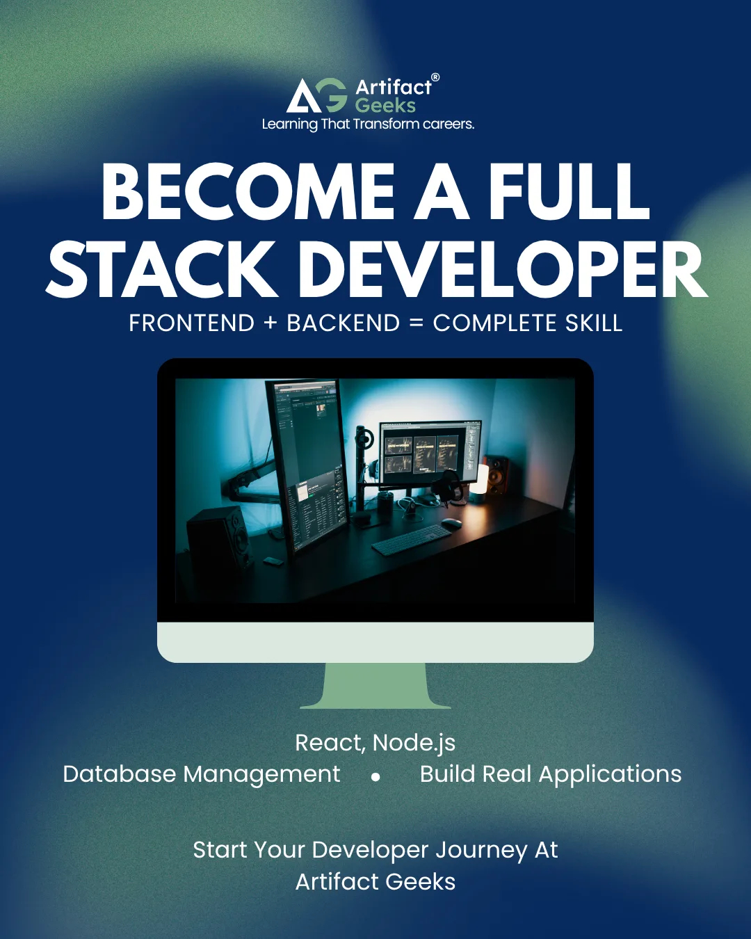 Best Courses for Full Stack Developer  | Artifact Geeks