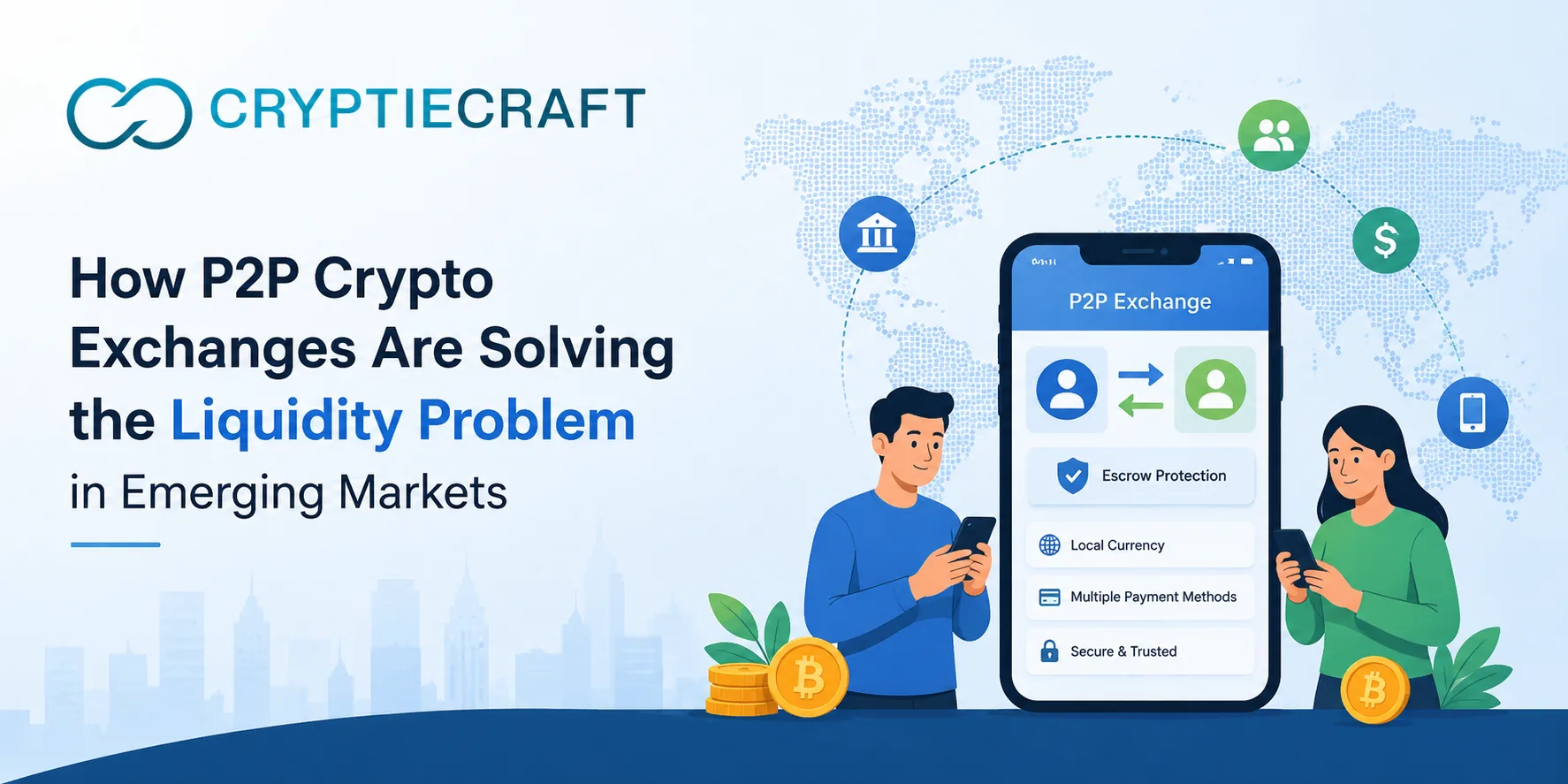 How P2P Crypto Exchanges Are Solving the Liquidity Problem in Emerging Markets