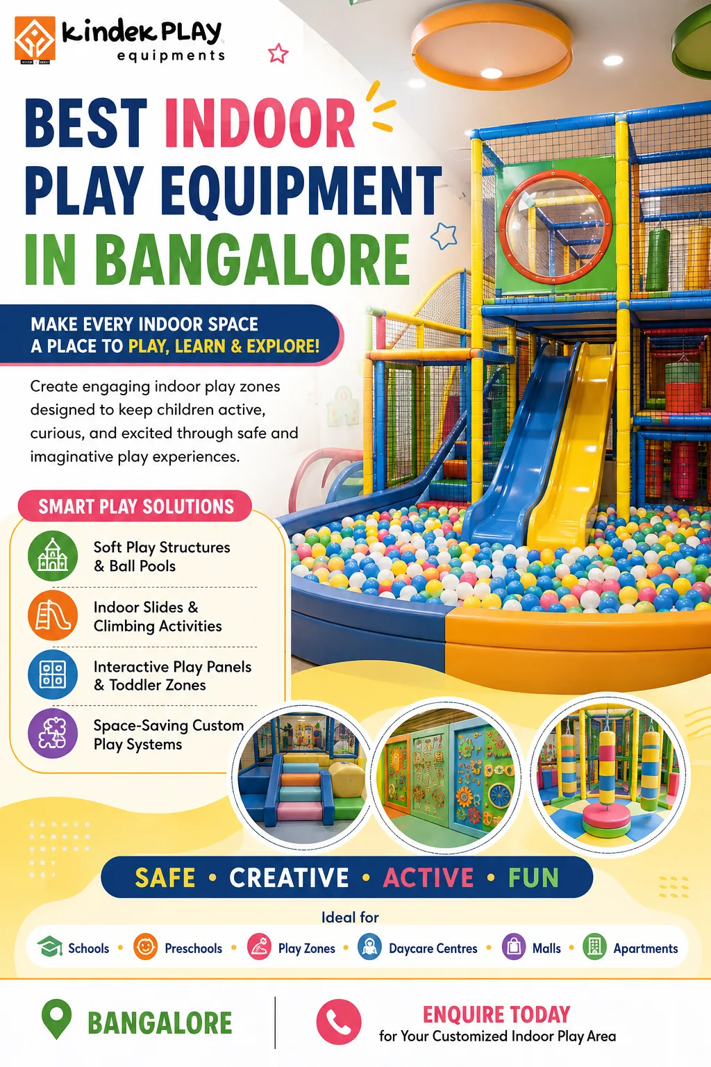 How to Create a Fun and Functional Indoor Play Space in Bangalore