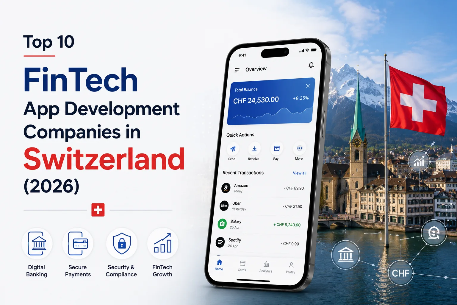 Top 10 FinTech App Development Companies in Switzerland (2026)