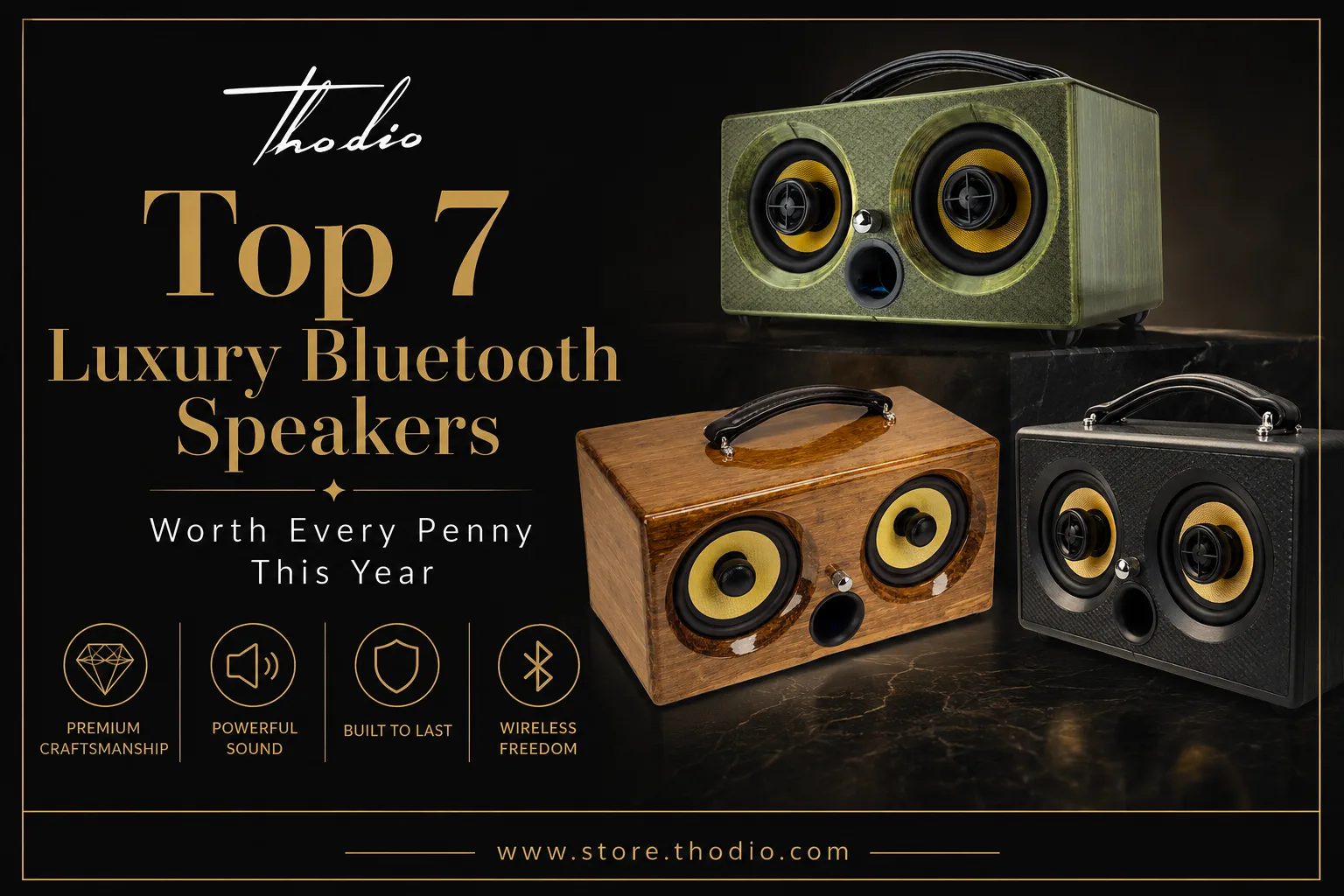 Top 7 Luxury Bluetooth Speakers Worth Every Penny This Year