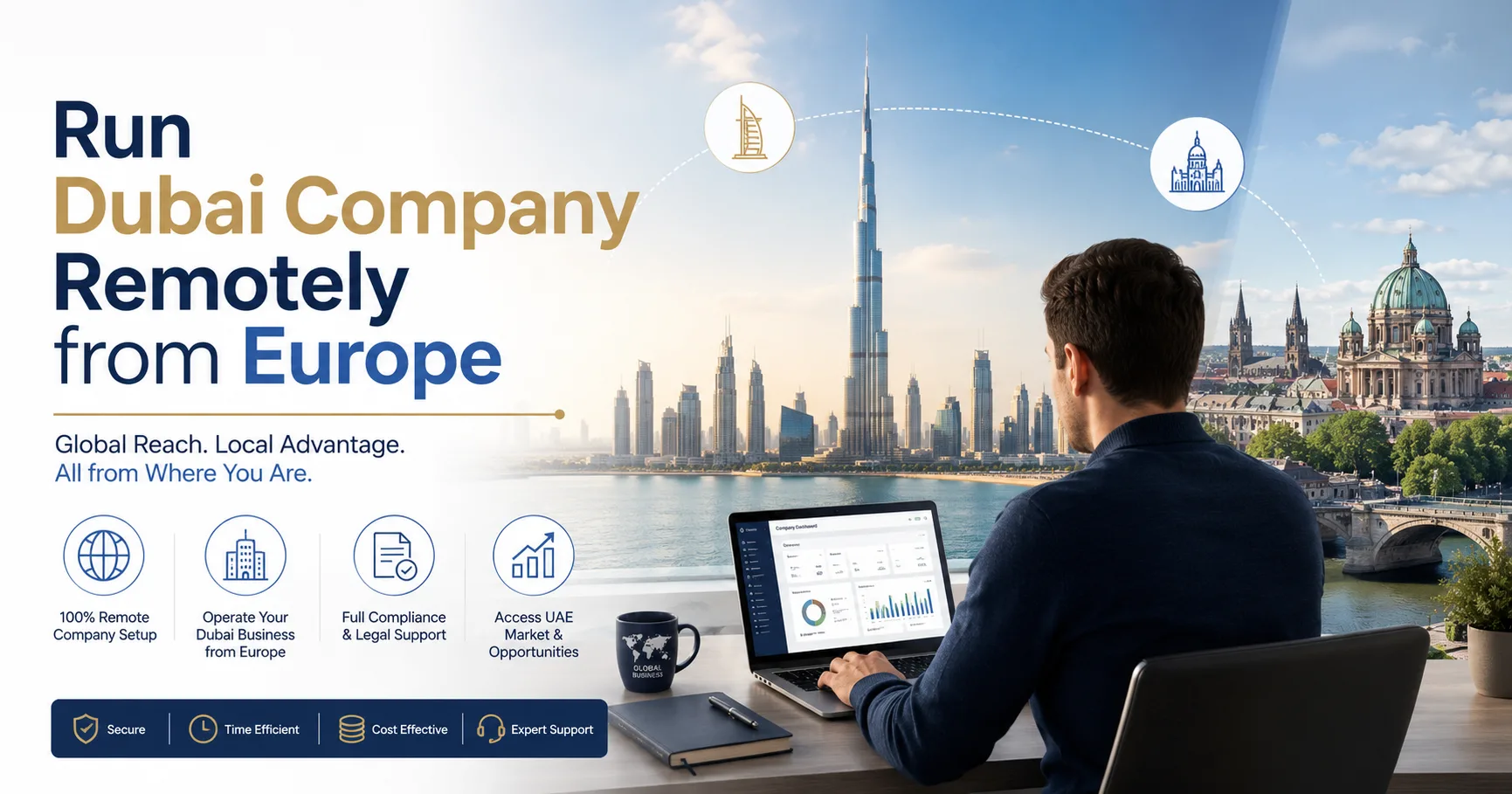 Can I Run a Dubai Company Remotely From Europe?