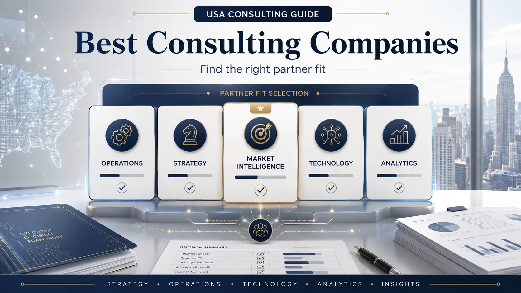 Best Consulting Companies in USA for Strategy, Market Intelligence, and Scalable Business Decisions