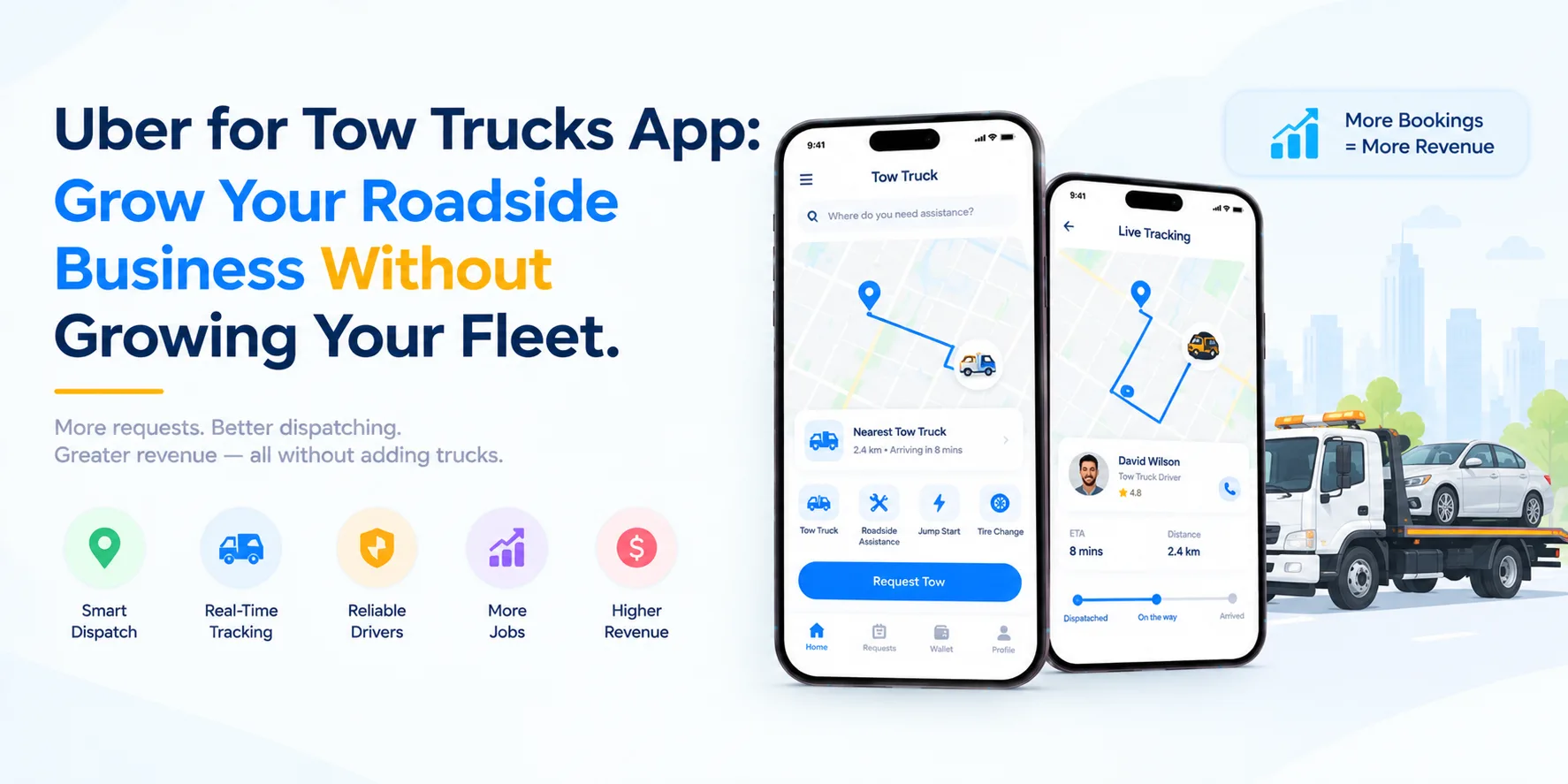 Uber for Tow Trucks App: Grow Your Roadside Business Without Growing Your Fleet