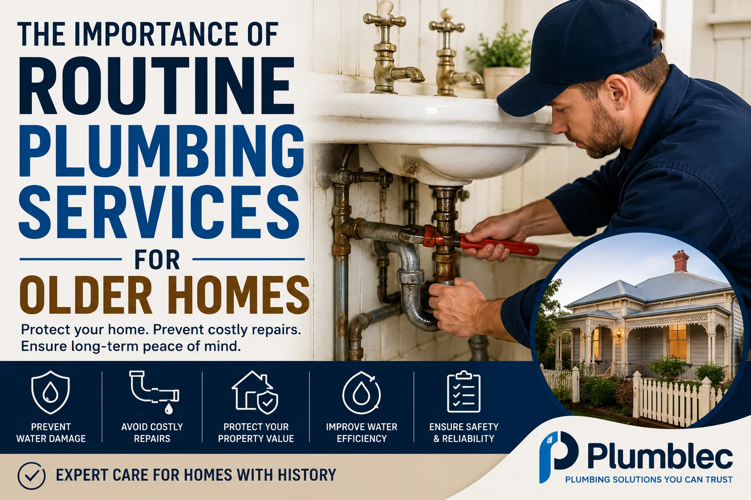 The Importance of Routine Plumbing Services for Older Homes