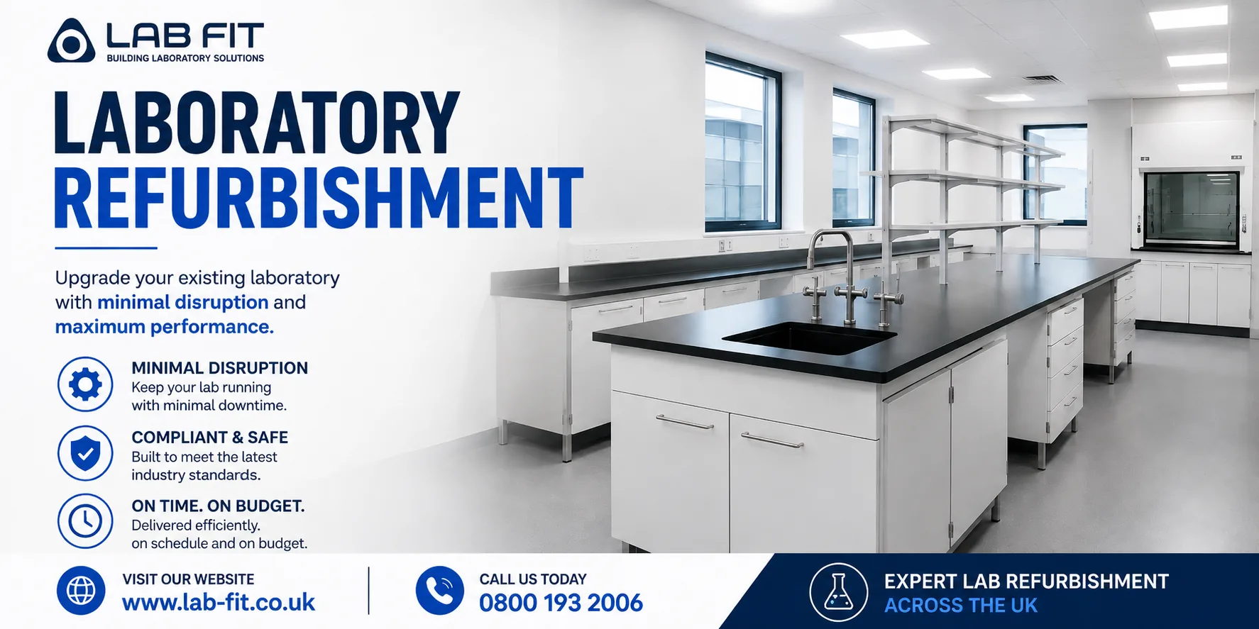 Lab Refurbishment: A Complete Guide to Upgrading Laboratory Environments