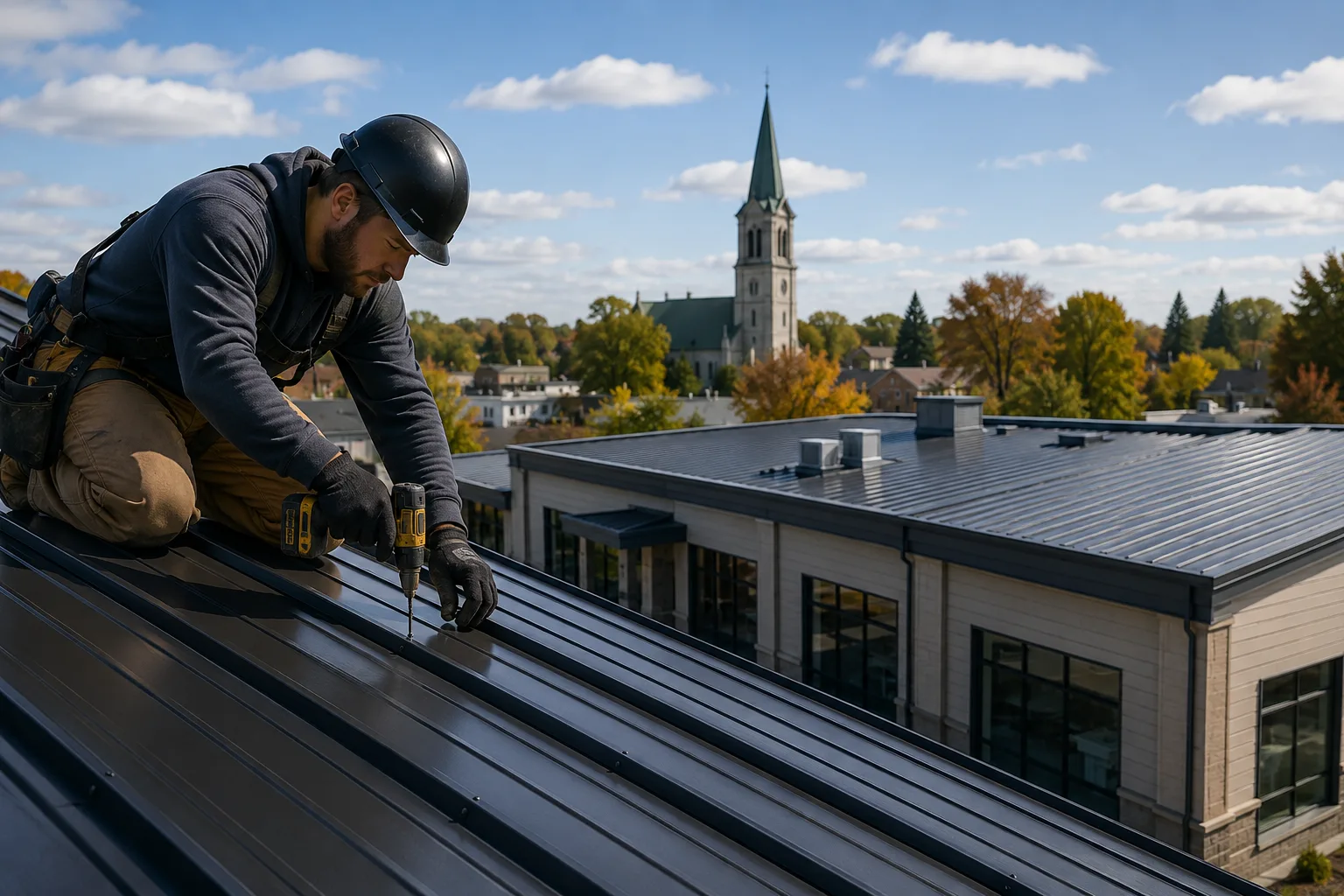Benefits of Metal Roofers in Woodstock, Ontario; Best Services and Commercial Roofing Contractors in Woodstock, Ontario for Modern Construction