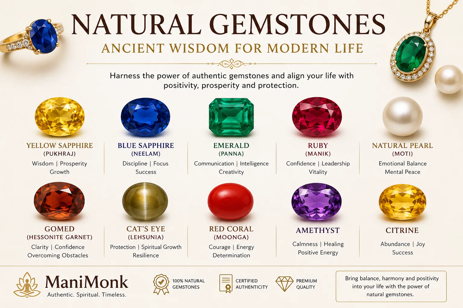 Natural Gemstones: Ancient Wisdom for Modern Life