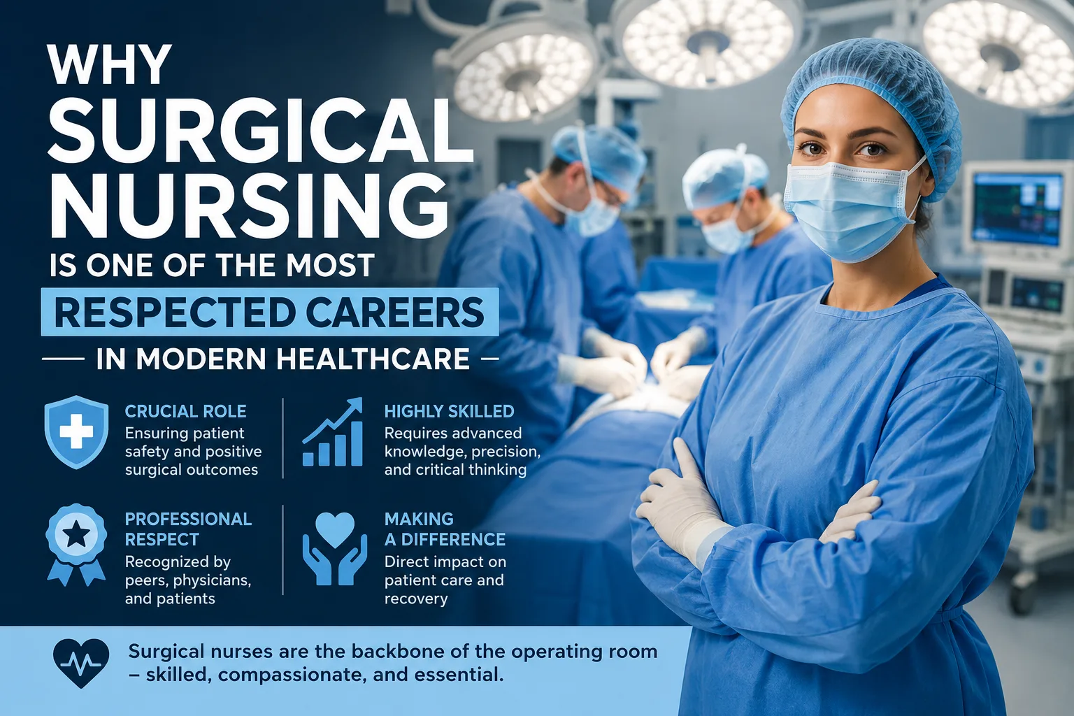 Why Surgical Nursing Is One of the Most Respected Careers in Modern Healthcare