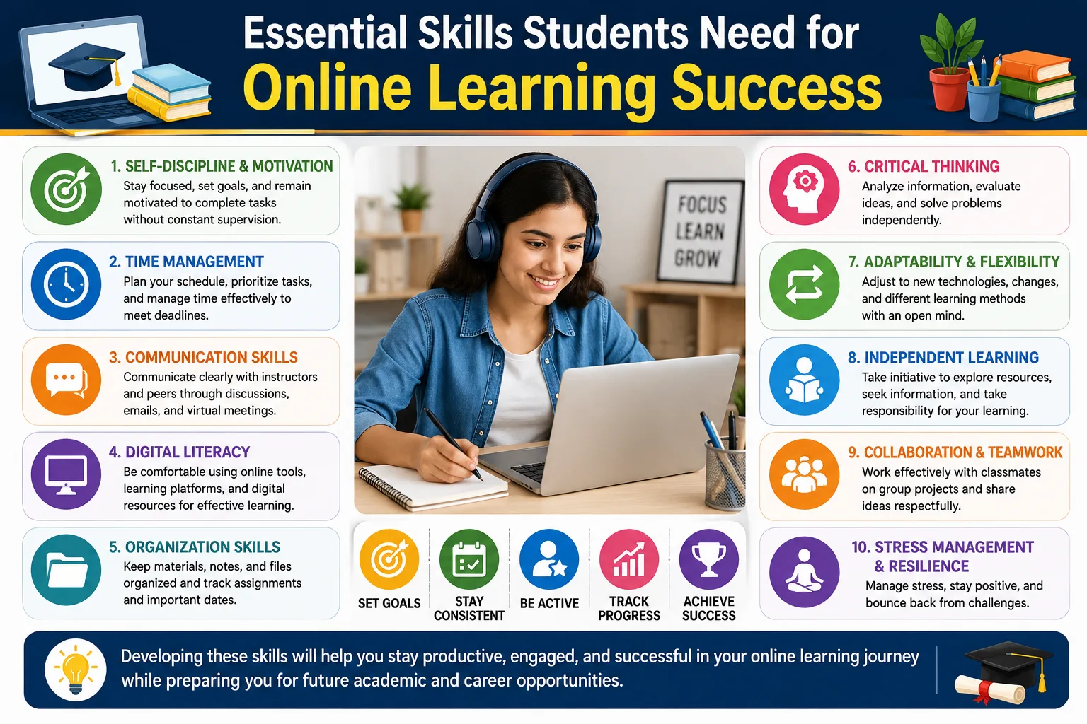Essential Skills Students Need for Online Learning Success
