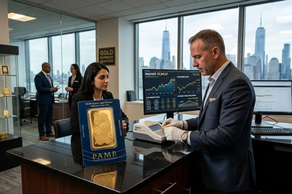 Where to Sell PAMP Gold Bar in New York | Get the Best Buyback Price