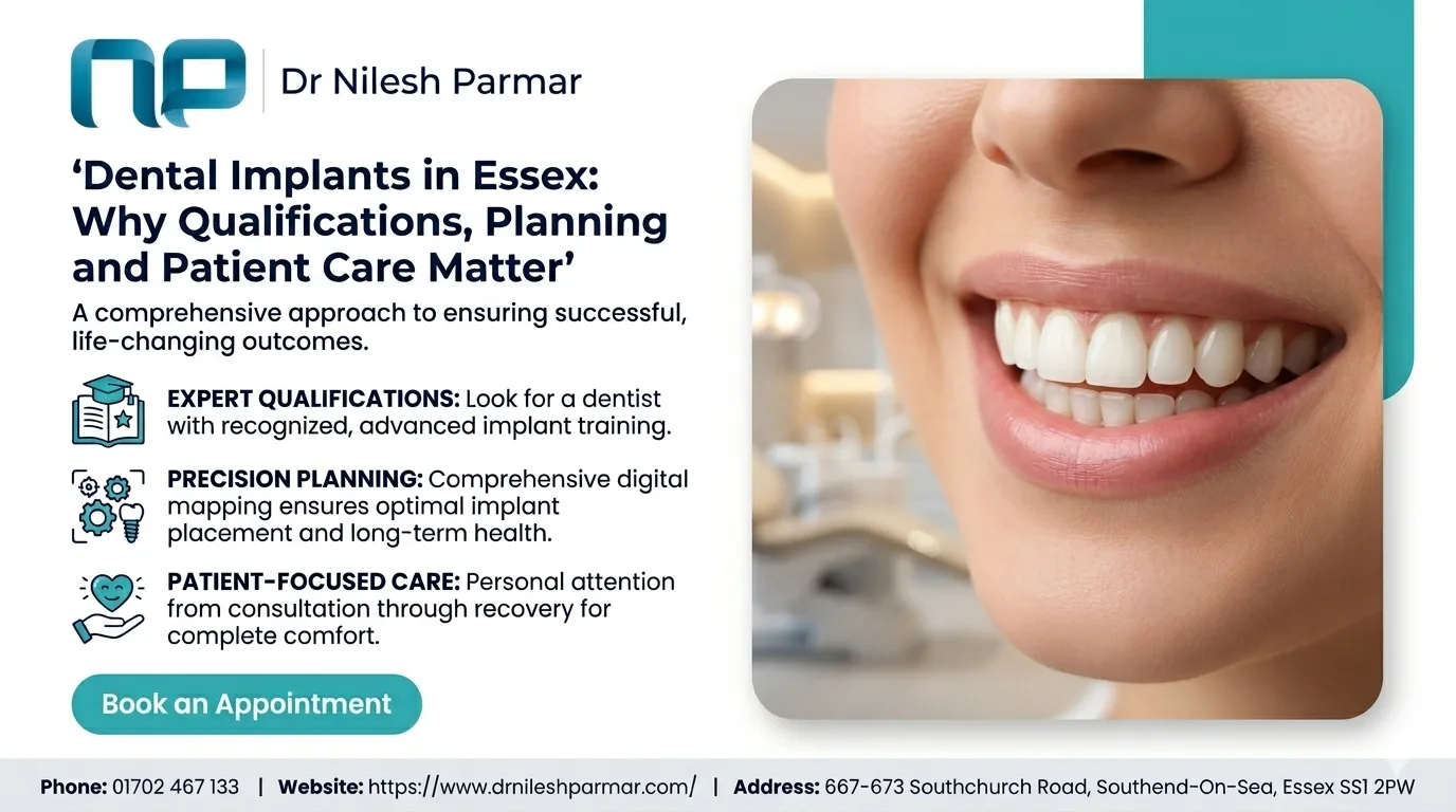 Dental Implants in Essex: Why Qualifications, Planning and Patient Care Matter