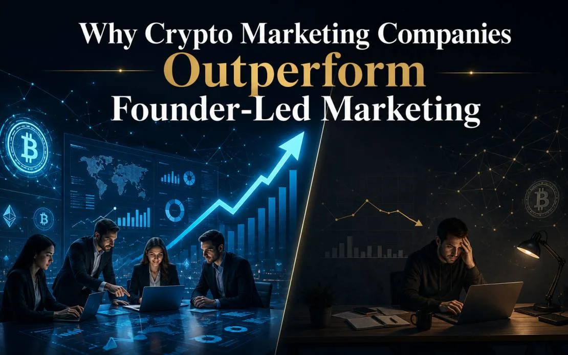 Why Crypto Marketing Companies Outperform Founder-Led Marketing