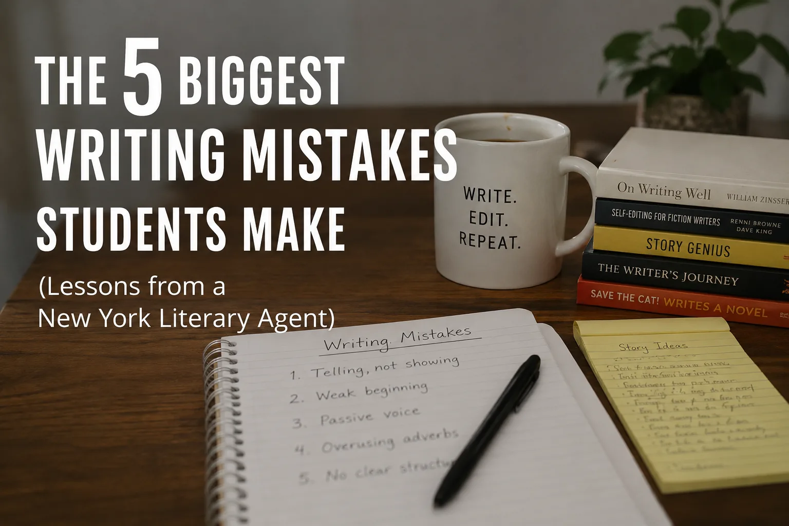 The 5 Biggest Writing Mistakes Students Make (Lessons from a New York Literary Agent)