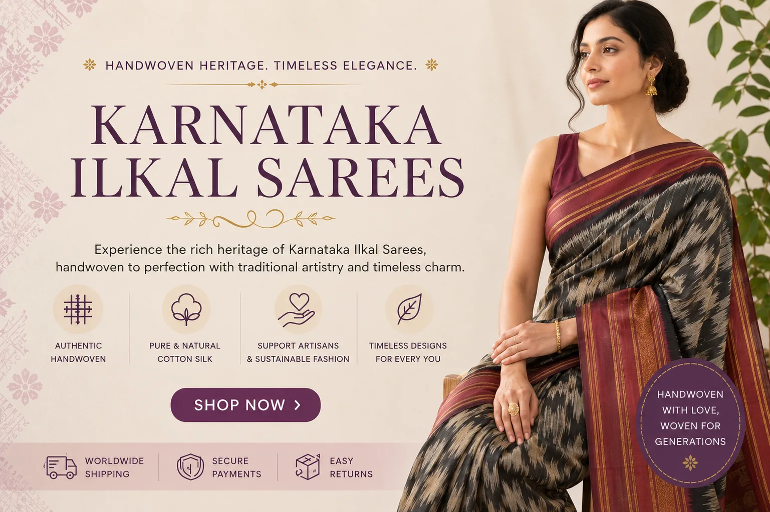 Karnataka Ilkal Sarees: History, Designs and Styling Guide