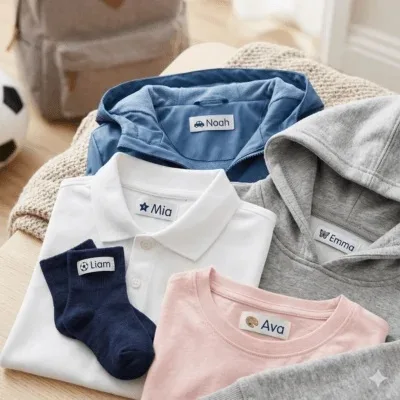 How Clothing Labels Help Keep Children's Wardrobes Organized