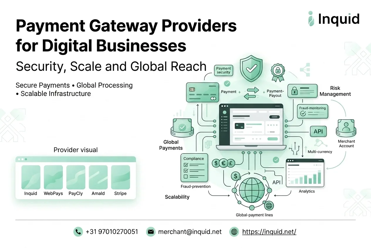 Payment Gateway Providers for Digital Businesses: Security, Scale and Global Reach