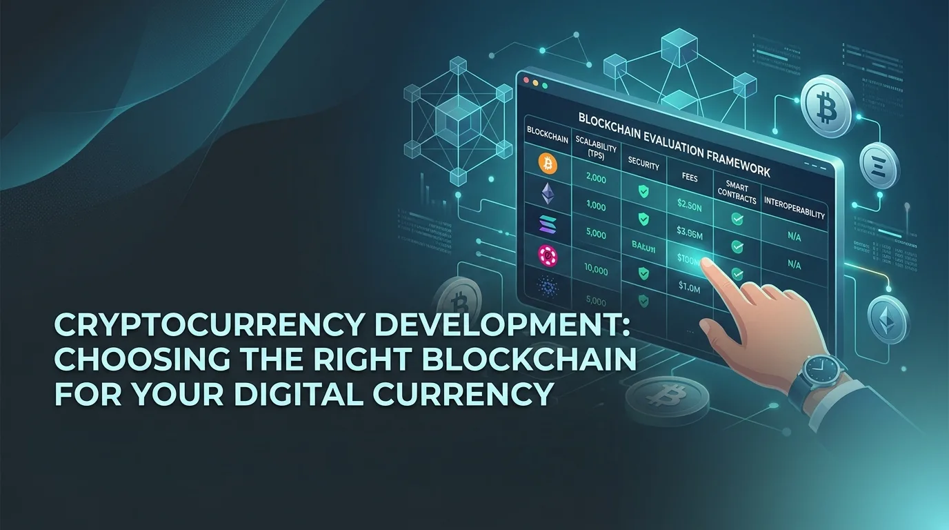 Cryptocurrency Development: Choosing the Right Blockchain for Your Digital Currency