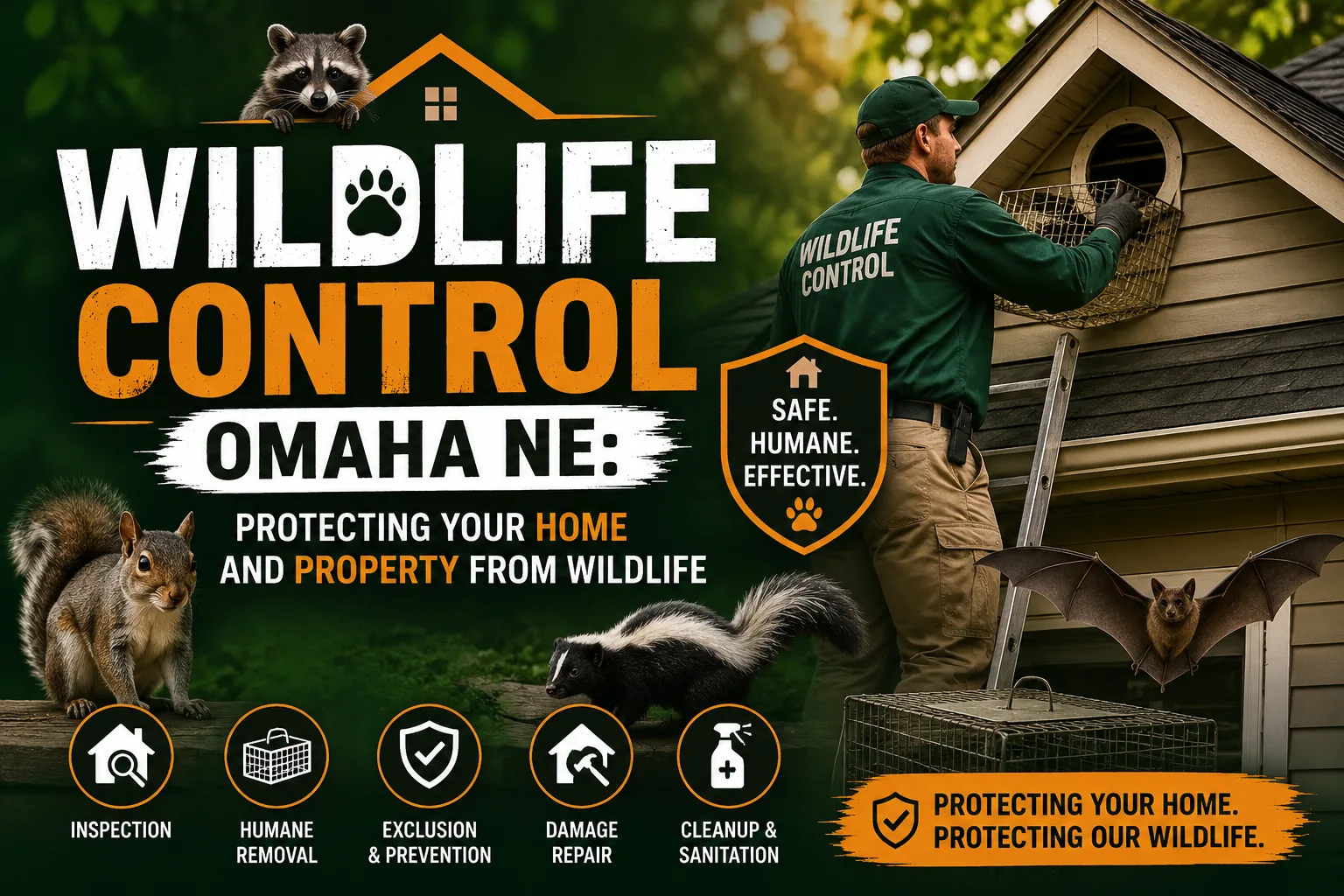 Wildlife Control Omaha NE: Protecting Your Home and Property from Wildlife
