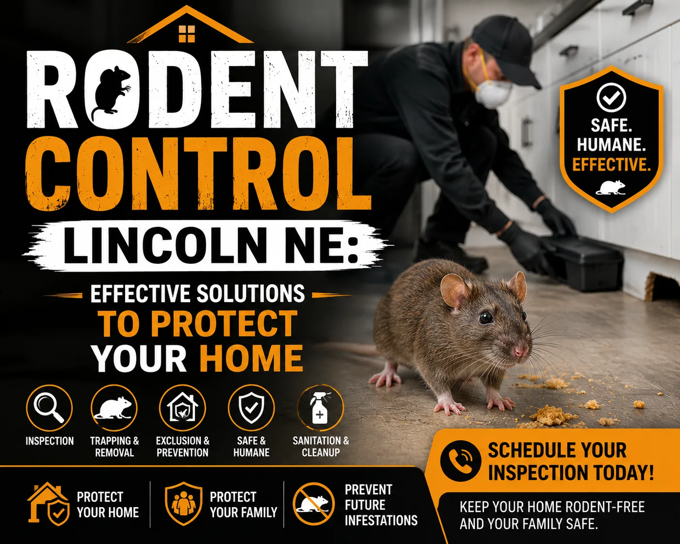 Rodent Control Lincoln NE: Protect Your Home and Business from Rats and Mice