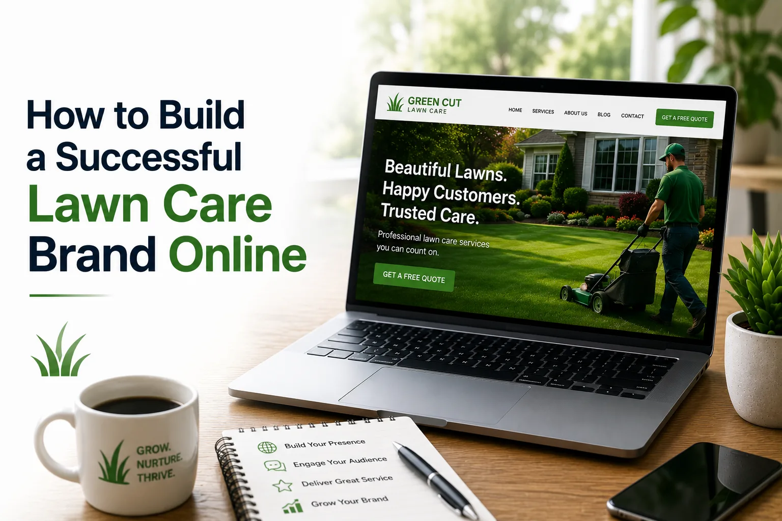 How to Build a Successful Lawn Care Brand Online