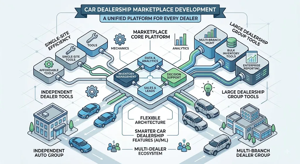 Building a Car Marketplace That Works for Independent and Large Dealerships
