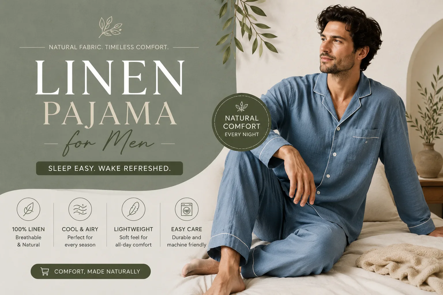 Lightweight Pajama for Men: A Practical Choice for Warm Weather