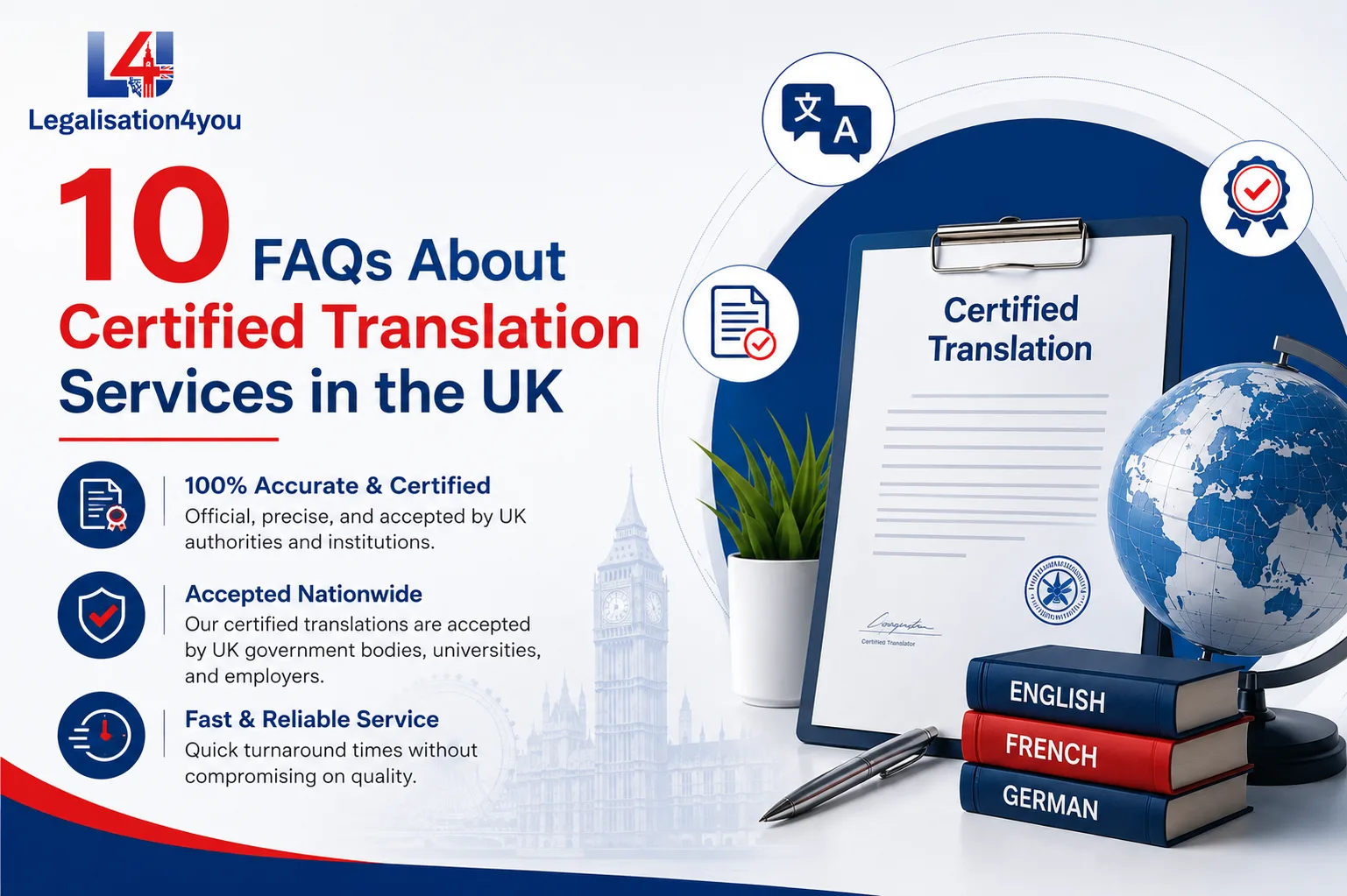 10 FAQs About Certified Translation Services in the UK