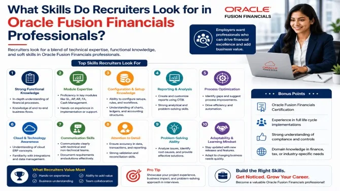 What Skills Do Recruiters Look for in Oracle Fusion Financials Professionals?