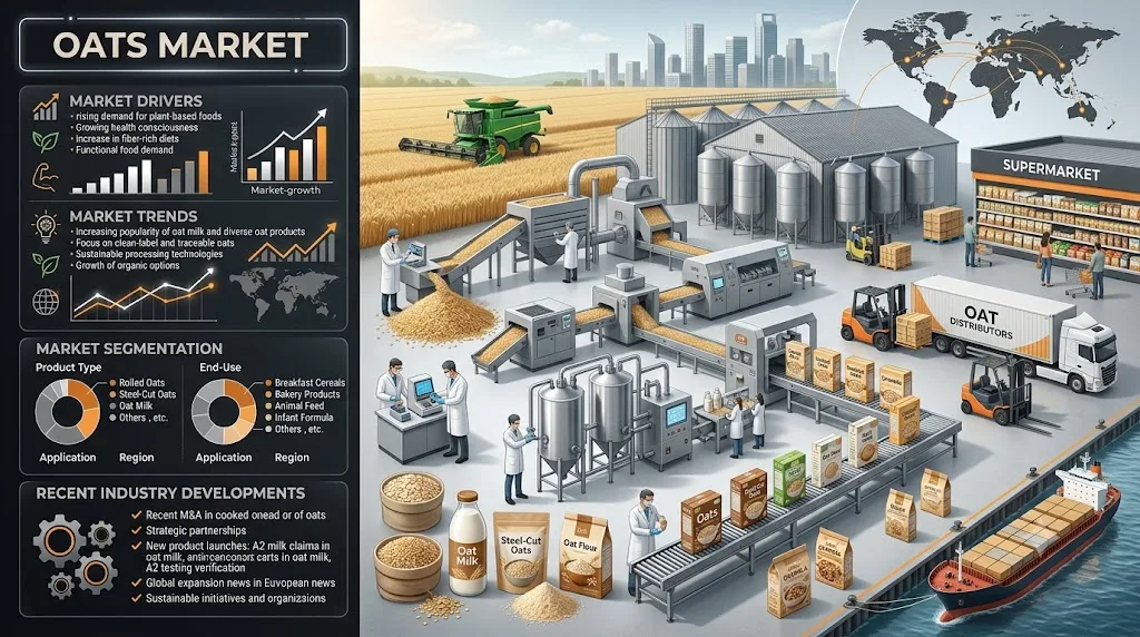 Oats Market Size, Share and Growth Forecast 2026-2034