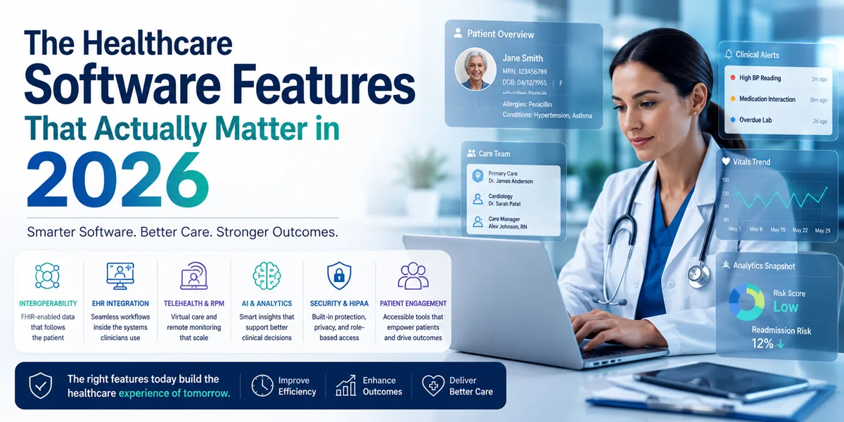 The Healthcare Software Features That Actually Matter in 2026