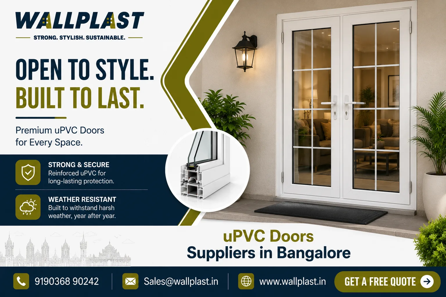 How to Choose the Right uPVC Windows and Doors in Bangalore