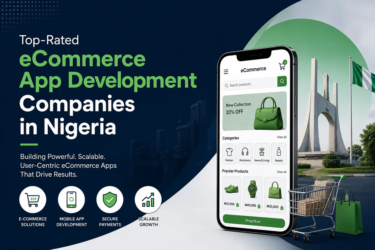 Top-Rated eCommerce App Development Companies in Nigeria for Custom Solutions